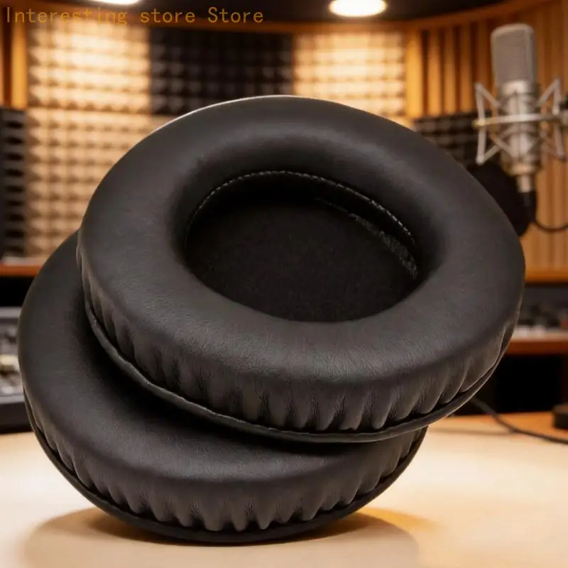 1Pair Headphone Replacement Ear Cushions for DNHP1000 DNHP1100 , Black Soft Foam Over Ear Pads for Repair, Refreshing, and Daily