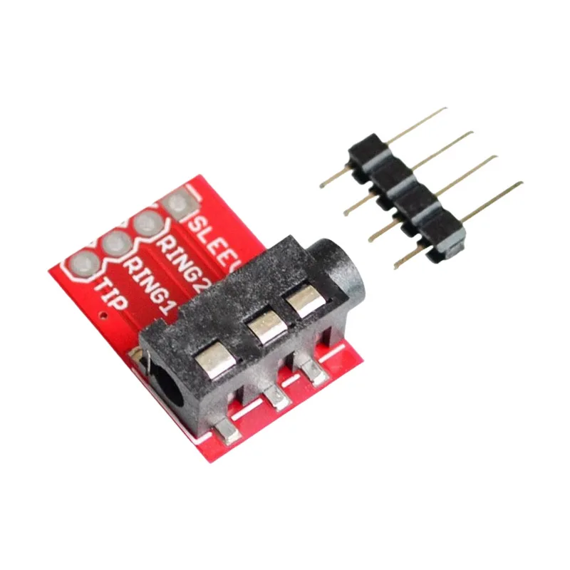 Módulo de conector de audio TRRS de 3,5 mm para interfaces MP3, estéreo, auriculares, vídeo y micrófono