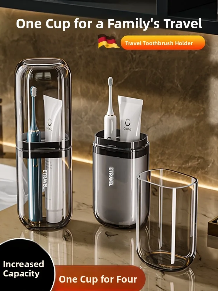 

Three-In-One Portable Travel Toothbrush Cup High Aesthetic Value Toothbrush Toothpaste Toothbrush Set Storage Box for Busines...