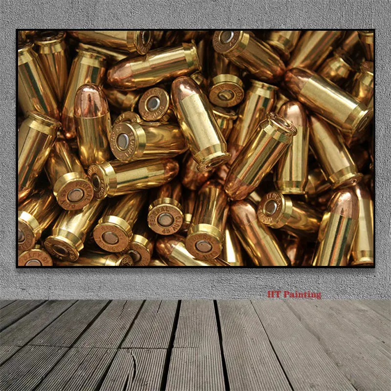 خمر الأسلحة البنادق الذخيرة الرسم البياني المشارك جميع رصاصة حائط لوح رسم الفن صور الأسلحة يطبع لغرفة المعيشة ديكور المنزل #5