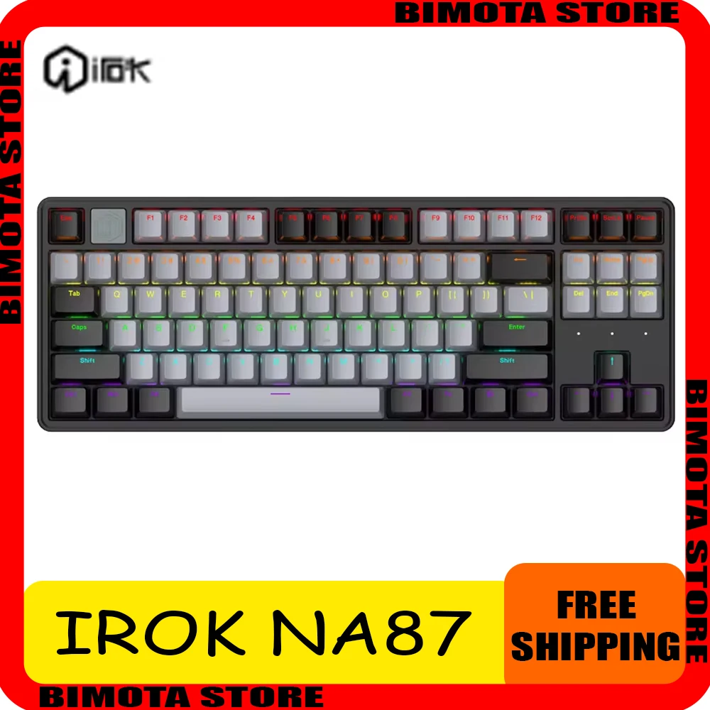 

Irok Na87 Mag Magnetic Switch Mechanical Keyboard Hifi Sound Gamer E-sports Wired Keyboard Accessory for Computer Pc Gamer Gifts