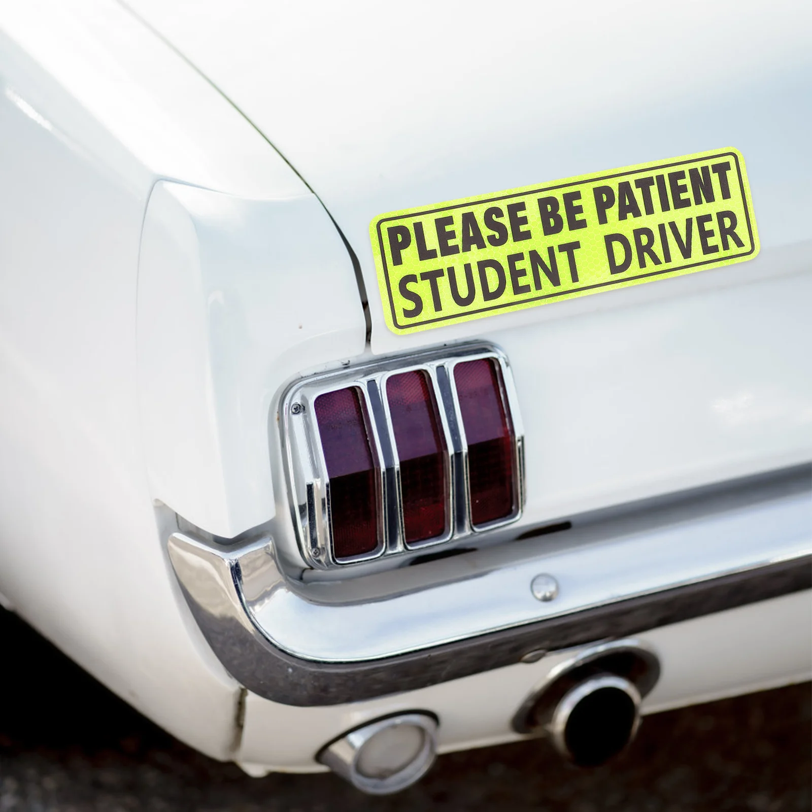 2 قطعة ملصق سيارة لسائق المبتدئ ممارسة تحذير الطالب ملصق متين صديق للبيئة لا بقايا سيارة مقاومة للبهتان #5
