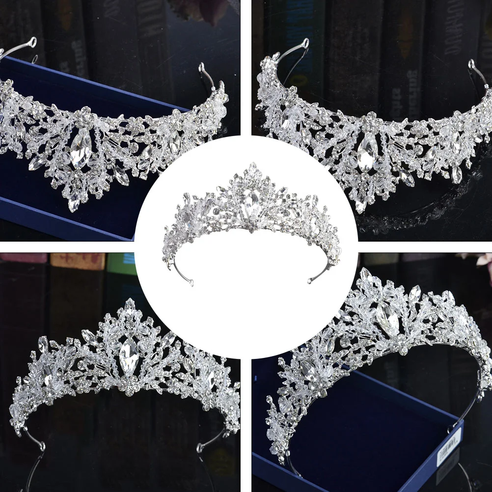 Wedding Headpieces for Bride Hair Accessories Girls Bridal Crown Tiara Women Queen