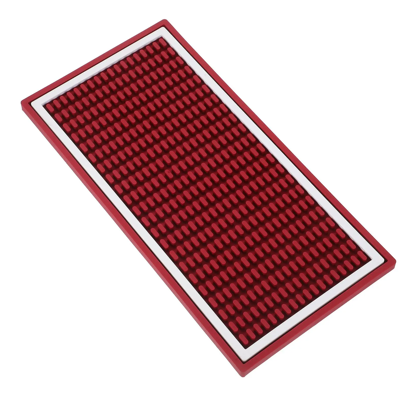 

Soft Rubber Drain Pad Non Slip Bar Glass Drying Coffee Counter Mats Restaurant Service Mats Precise Engraving Longlasting Use
