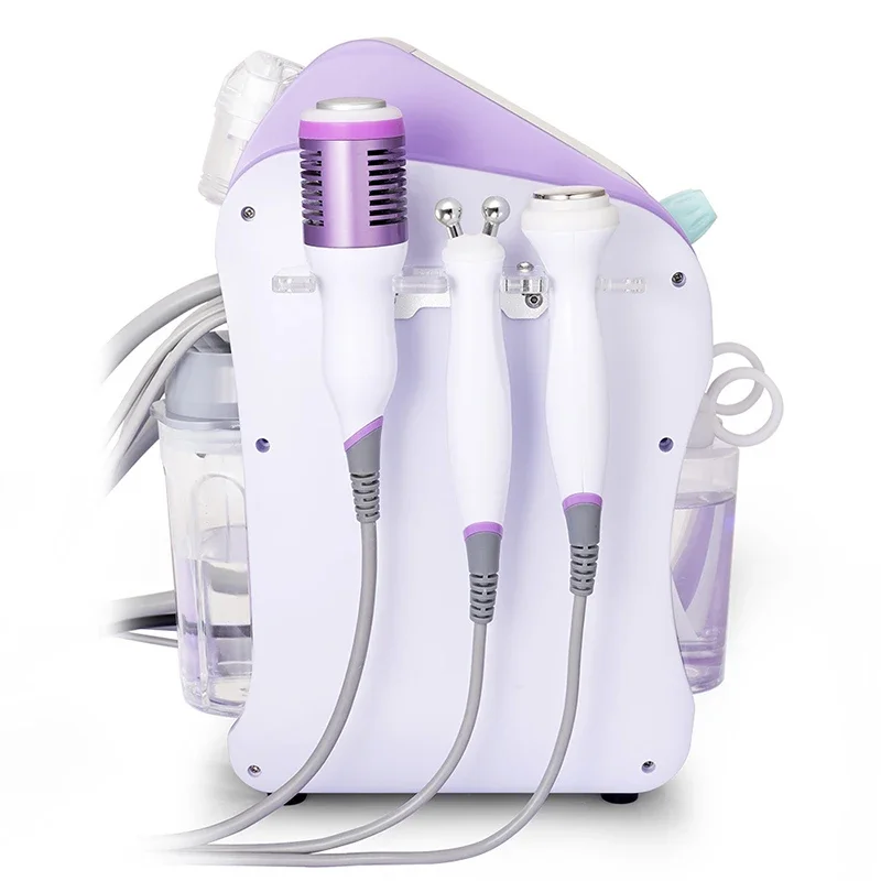 Hydrogen Oxygen Facial Machine 6 in 1 Microdermabrasion Bio-lifting Machine for Salon Spa Home Use Skin Care Tools