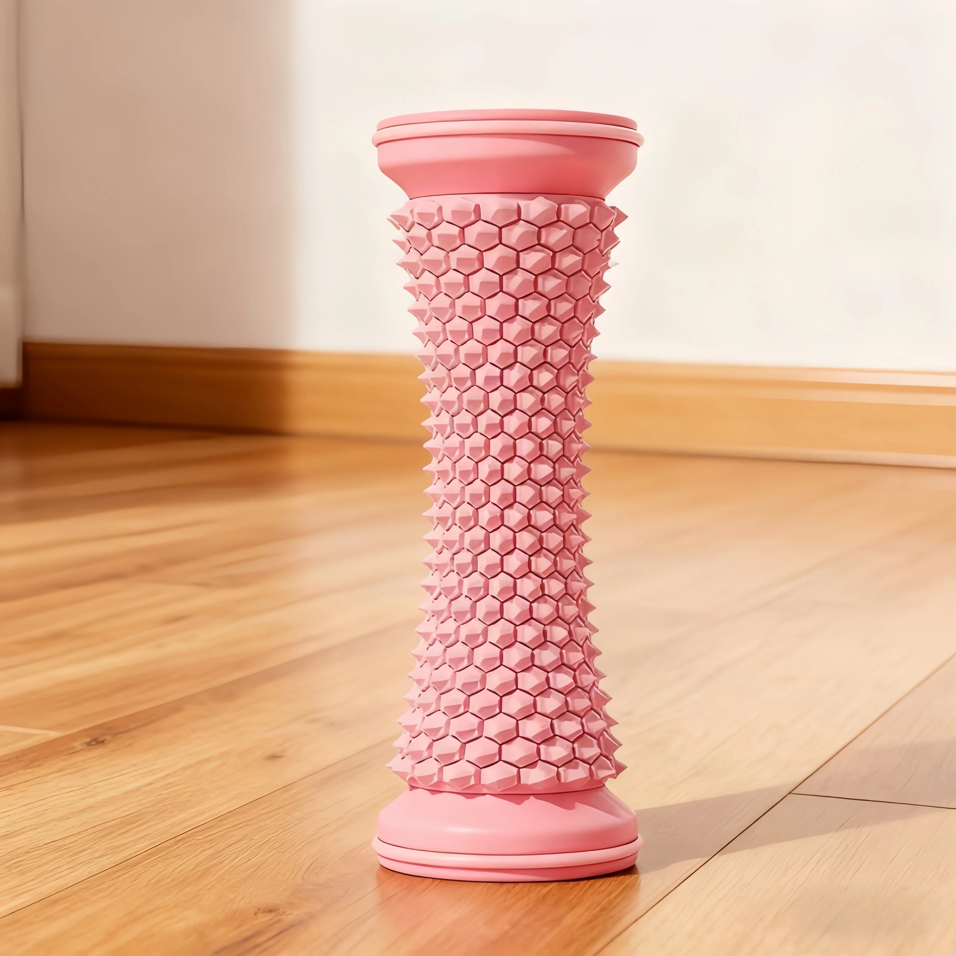 

Массажный мяч для фасциального мяча длиной 16,5 см, расслабление мышц, катящийся шарик для ног, арахисовый шарик, тренажер для арки, удобное колесо для массажа ног