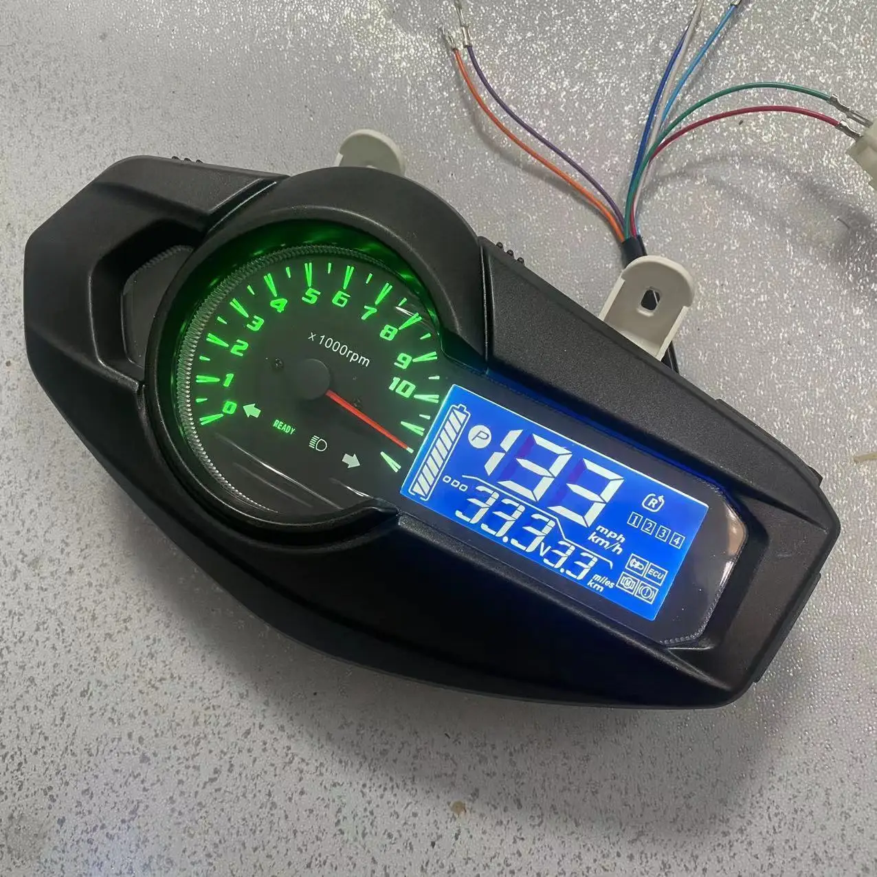 

Sanyang Jinzhan четвертого поколения масла для электричества специальный модифицированный ЖК-измеритель кода 7296120 Измеритель скорости V Hall