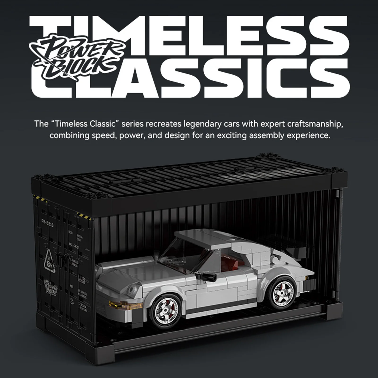 

PB8816 343pcs Speed Series Supercar MOC Building Blocks Kit With High-Tech Bricks Parts DIY Assembly Toy for Teens and Adults