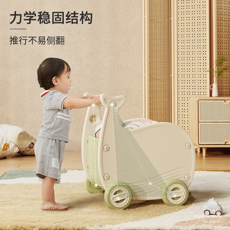 Children's Shopping Cart Snack Toys Storage Rack Storage Box Storage Cabinet Baby Sorting Cabinet Family Cart