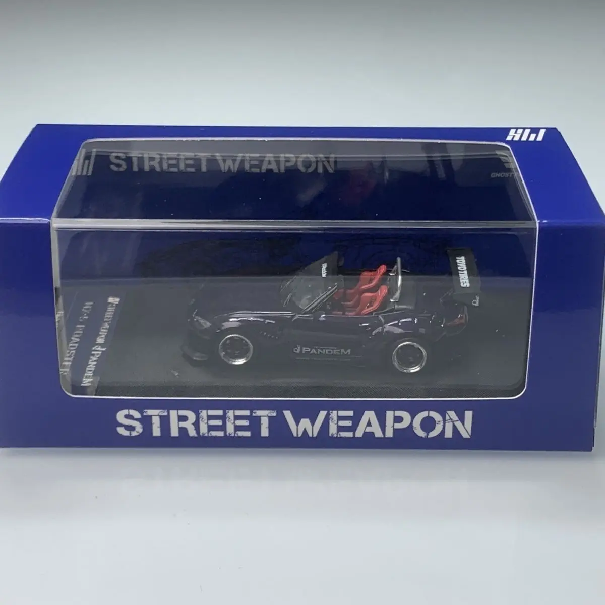 ダイキャストストリート 1:64 スケール マツダ MX-5 コンバーチブル ダークナイトパープル 合金車モデル コレクタブルトイ ギフト 記念品 ディスプレイ