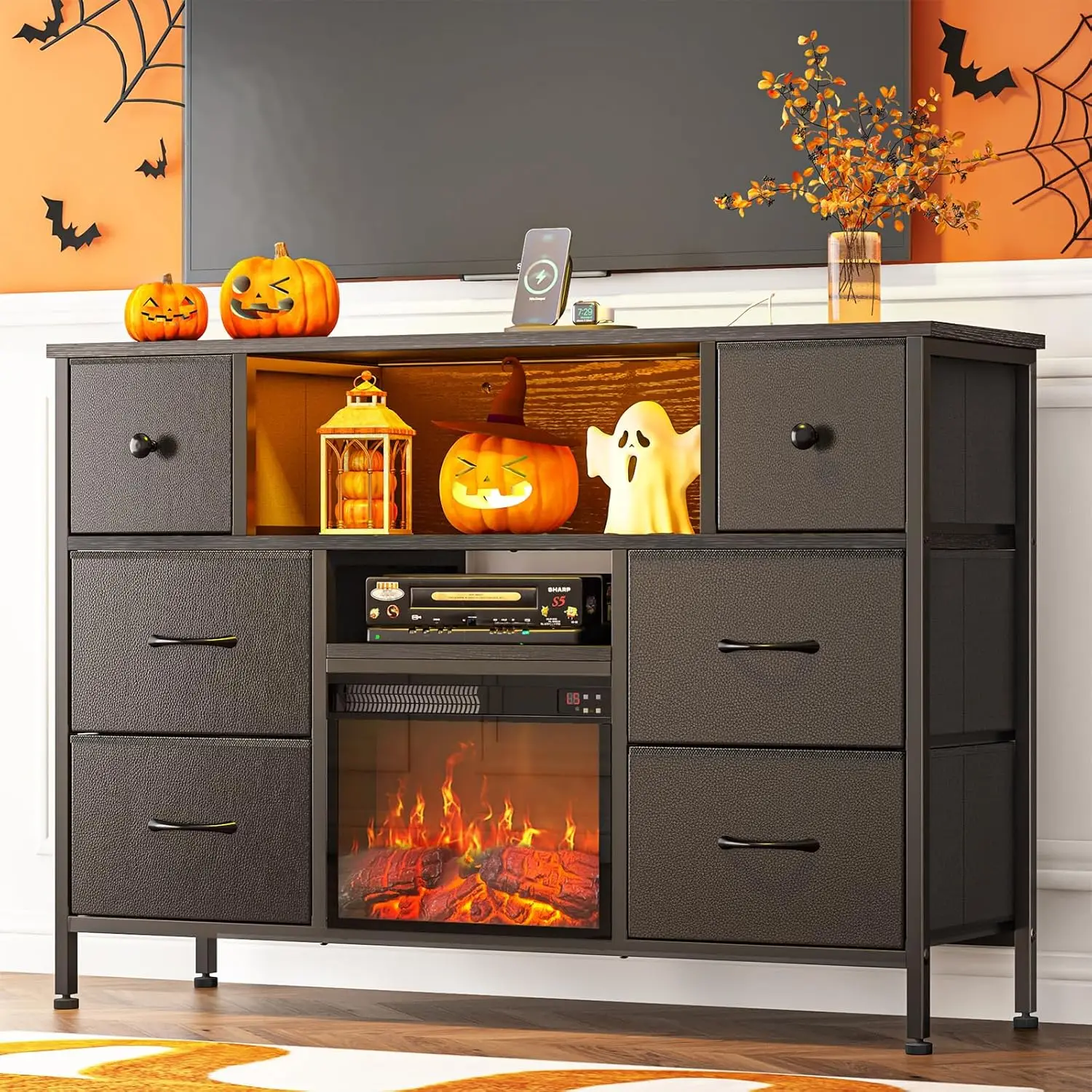 Tv Stand With Firep…