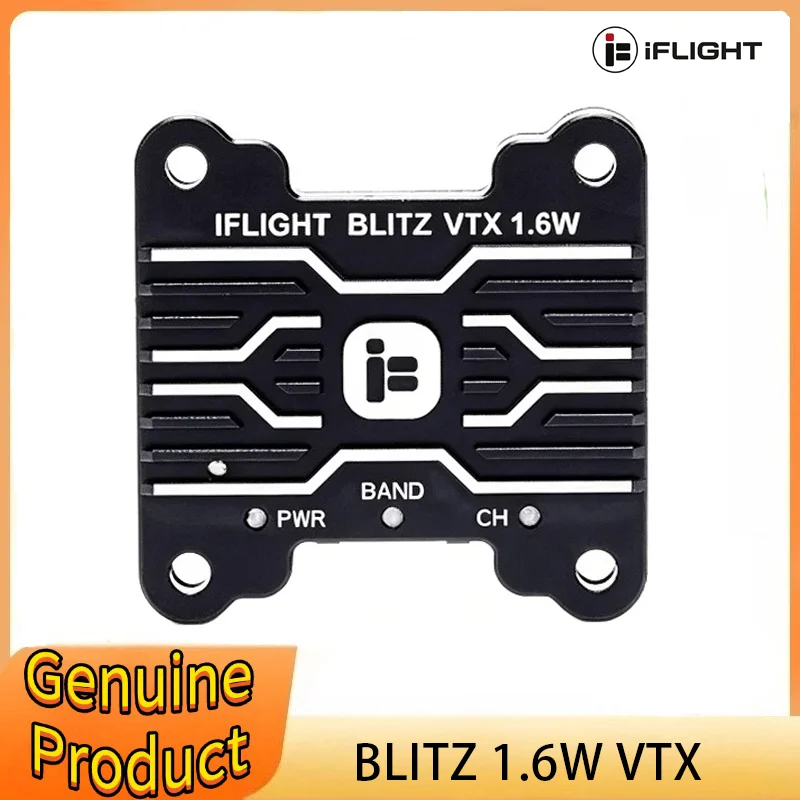 IFlight BLITZ 1.6W VTX High Power 5.8G 40CH PitMode 25mW 400mW 800mW 1600mW Adjustable FPV Long Distance Video Transmitter 30.5
