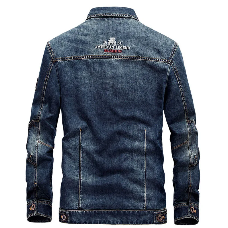 Denim Men Jacket Spring Autumn Motorcycle Jackets Coat Men\'s Fashion Streetwear High Quality Overcaot Male Clothing MY926