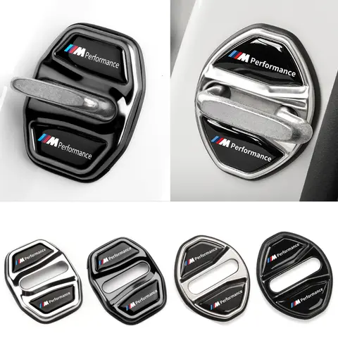 4PCS 자동차 도어 잠금 커버 스티커 BMW 3 5 시리즈 X1 X3 X4 X5 G20 G32 F48 G01 G02 F15 G05 G07 G11 G22 G26 G45 U10 U11 G30 G60
