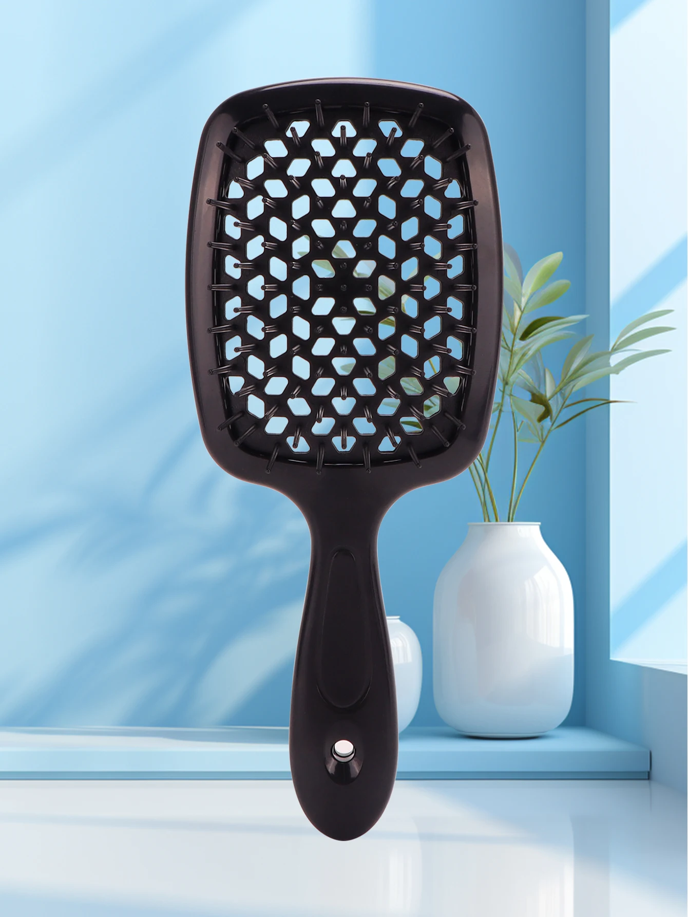 Air Cushion Comb Tangled Hair Comb Hair Brush Massage Anti-static Hollow Out Wet Curly Hair Brushes Barber Styling Tool