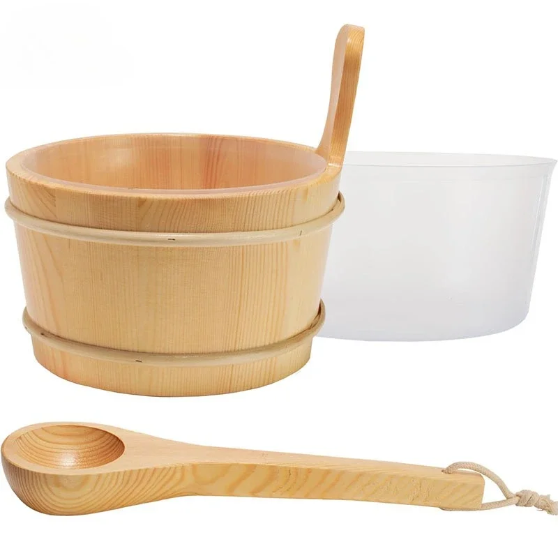 

wooden bucket, special wooden bucket , wooden spoon, neidan matching, indoor bathroom, bathhouse