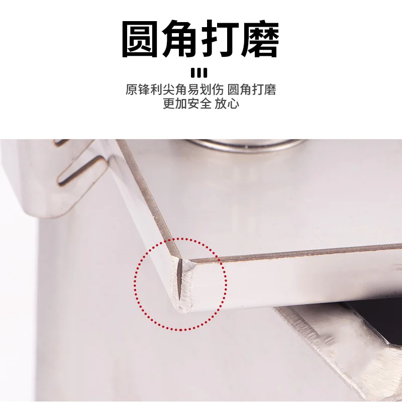 Stainless steel meat pressing mold Beef square brick Beef and mutton roll High calcium forming artifact Frozen meat brick box Sp