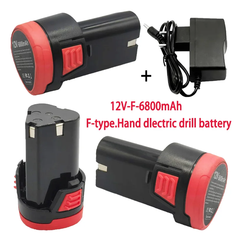 12V 6800mAh Battery for Cordless Mini Polisher Waxing Polishing Machine LD104/LD101 Battery Accessories