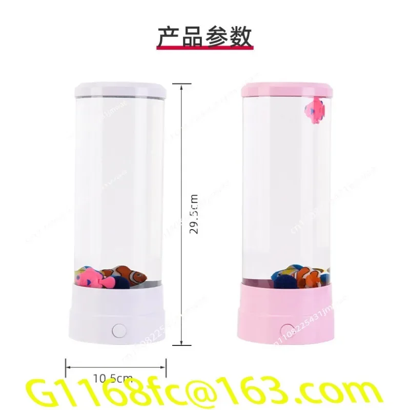 Dynamic Bubble Bubble Fish Light Fish Tank Ornament Sleep Aid Bedroom LED Colorful Atmosphere Light USB Plug in Nightlight part