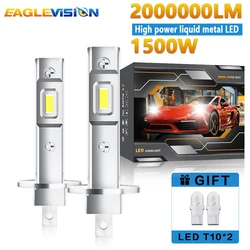 EAGLEVISION H1 LED Lights High Power Front Lantern 12V 24V 1: 1 Size Super Bright Car Headlight Fog Light Plug and Play 6500K