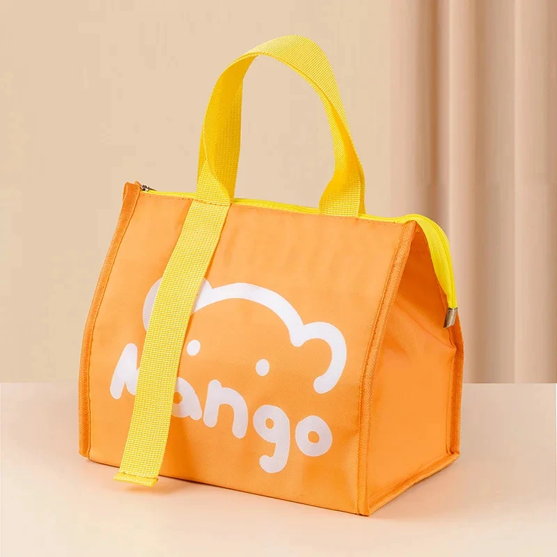 Tragbare Thermo-Lunchbox-Taschen für Damen und Kinder, zur Aufbewahrung von Lebensmitteln, Handtaschen, Reise-Picknick-Beutel, isolierte Kühlbox, Bento-Tasche – Detail 16