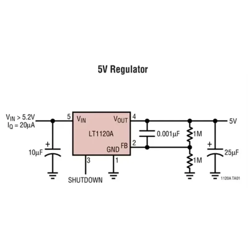 LT1120ACS8 LT1120AIS8 LT1120A - Micropower Regulator with Comparator and Shutdown