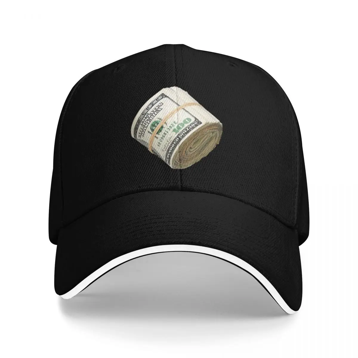

A Roll Of Money Baseball Cap Golf Hat Man hard hat tea Hat designer cap Hats For Women Men's
