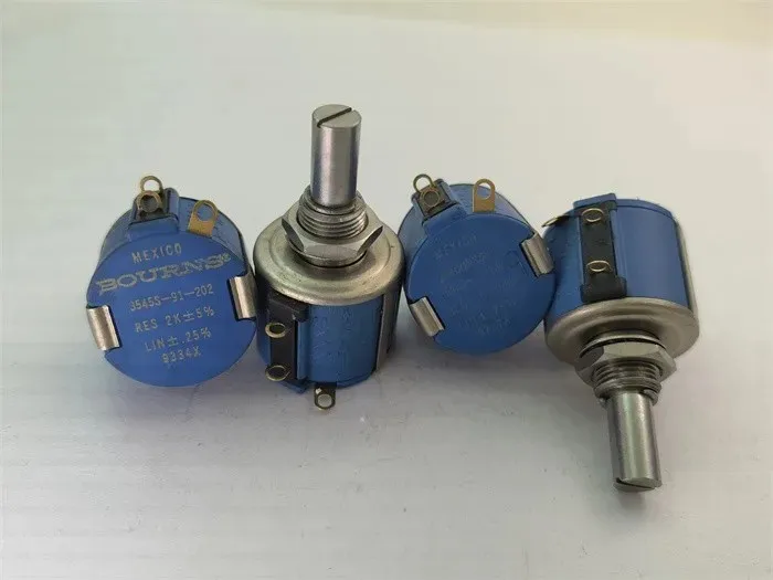 Bourns 3545s-1-2022k multi-turn potentiometer with a shaft diameter of 6.4MM 5 turns