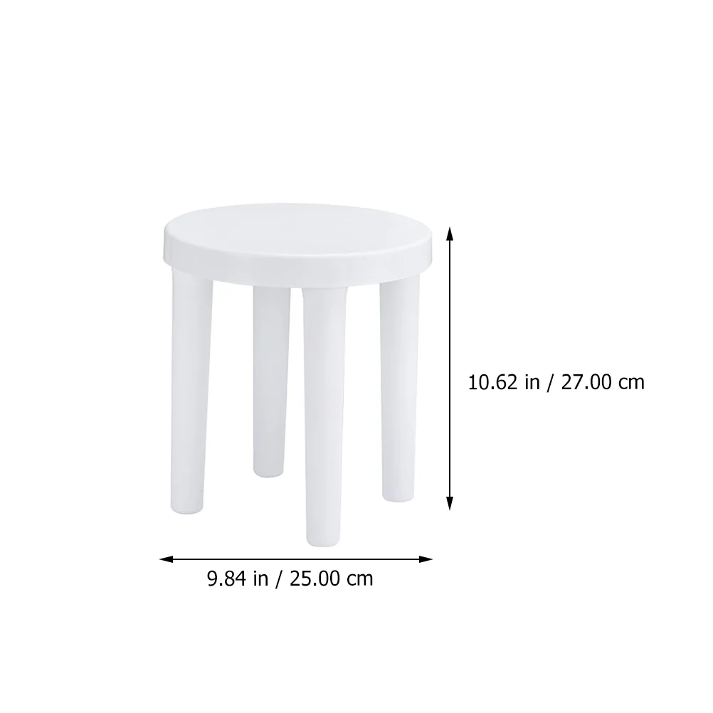 Small Stool Japanese Style Footstool Living Room Bathroom Step up White Children