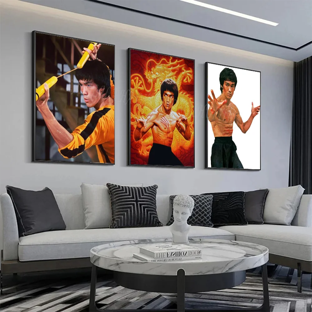 B-Bruce L-Lee Poster Wall Art Home Decor Room Decor Digital Painting Living Room Restaurant Kitchen Art