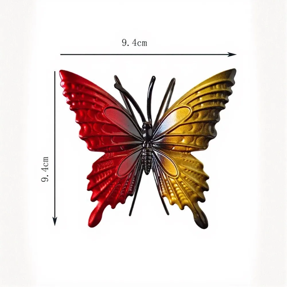 For Cheerful Home Environment Metal Butterfly Decor Outdoor Wall Art Indoor Outdoor Butterfly Decor Long Lasting Finish