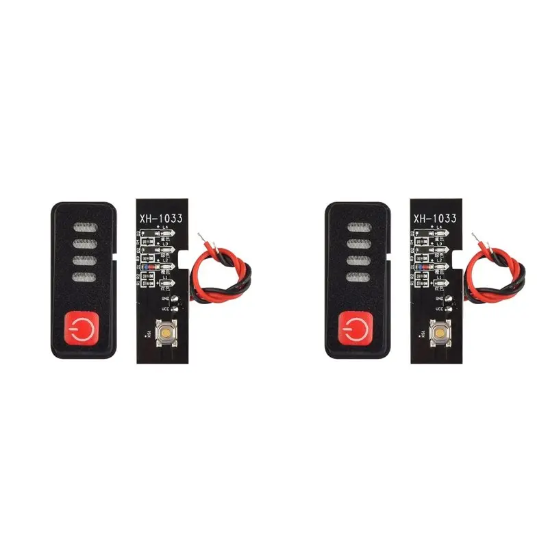 2 Set Electric Drill Battery Indicator LED Display for Makita 18V /21V Lithium Batteries 18650 Capacity Visual Tool