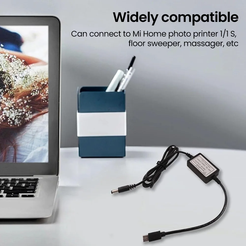 PD 20V~24V 타입 C 전원 부스트 케이블 USB C to DC 20V 24V WiFi 보조 배터리 케이블 승압 케이블 (와이파이 공유기, 노트북, 프린터용)