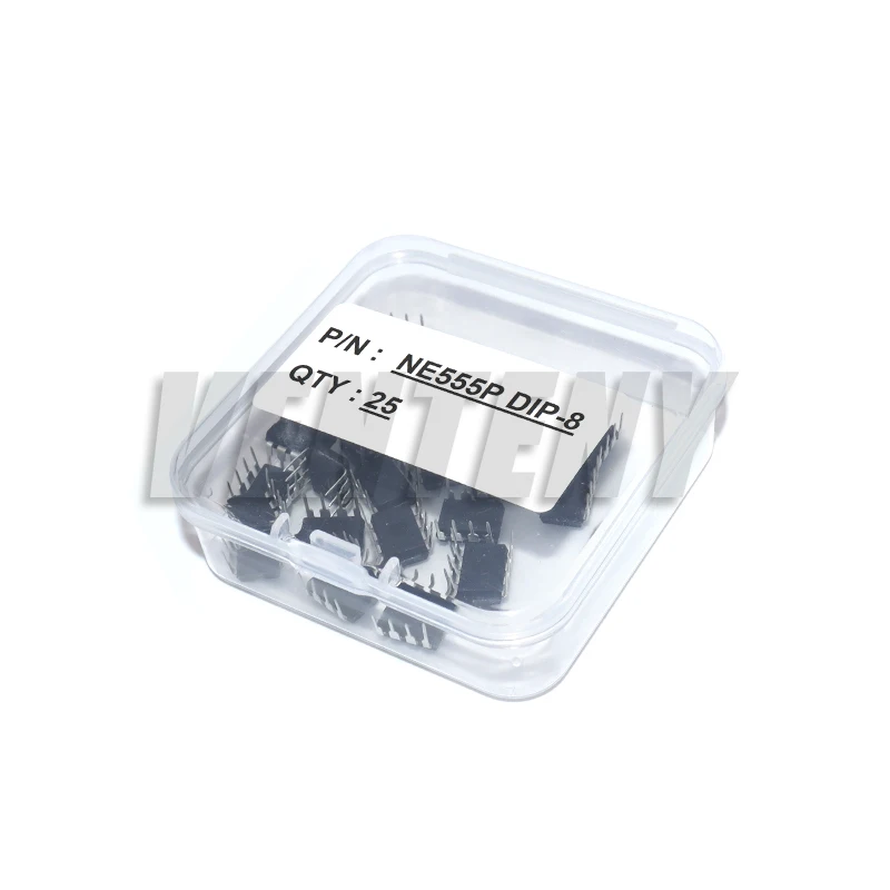NE555P 10PCS 25PCS 50PCS Integrated Circuits NE555 NE555P DIP-8 IC Chip Kit