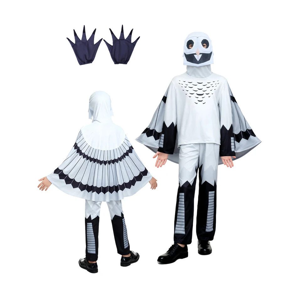 Disfraz De Búho Para Niños – Capa Con Alas De 119 Cm Y Máscara Incluidas, Ideal Para Halloween, Carnaval Y Fiestas