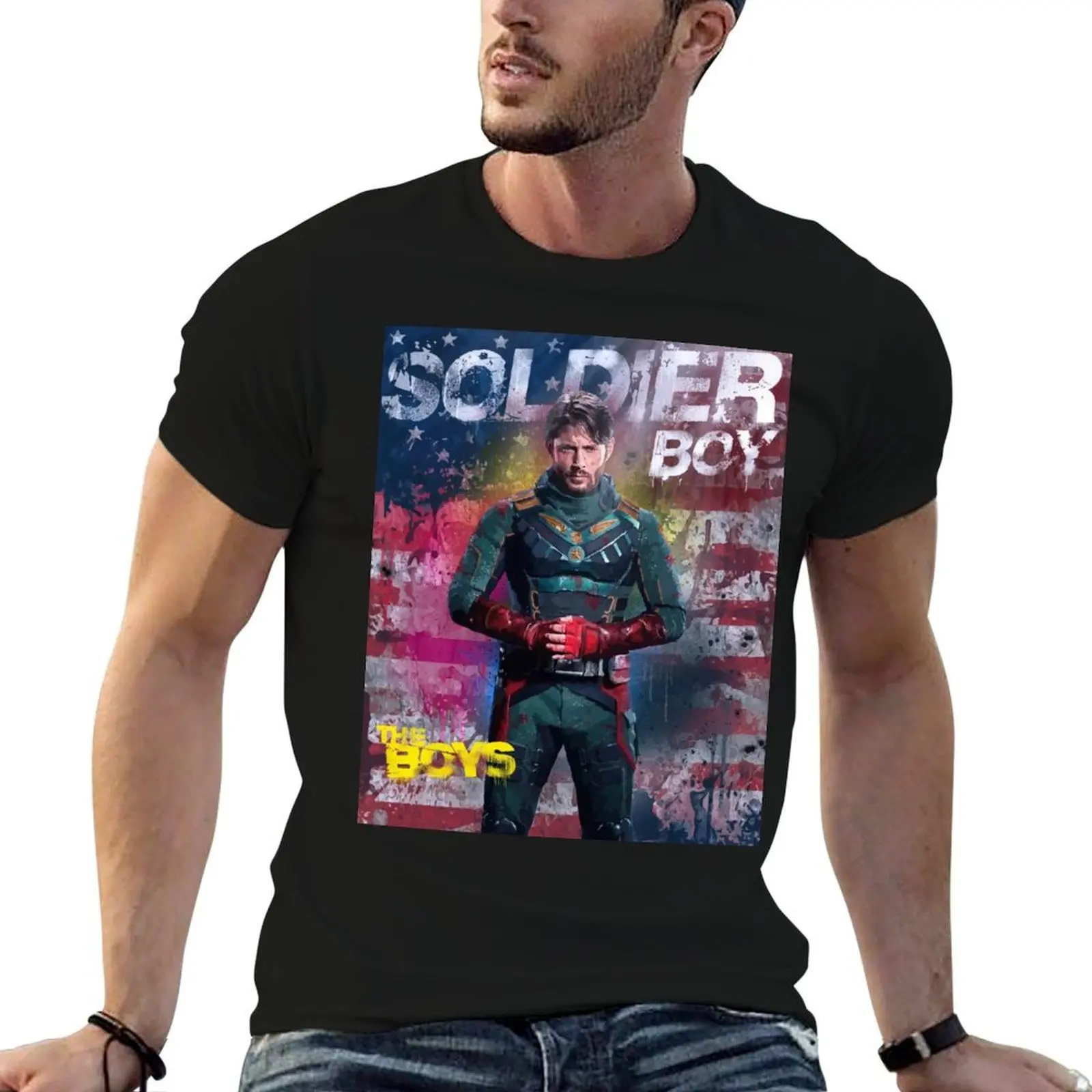 

soldier boy - the boys T-Shirt t shirt for man 100 percent cotton man graphic t shirt anime t shirts oversize T-shirt