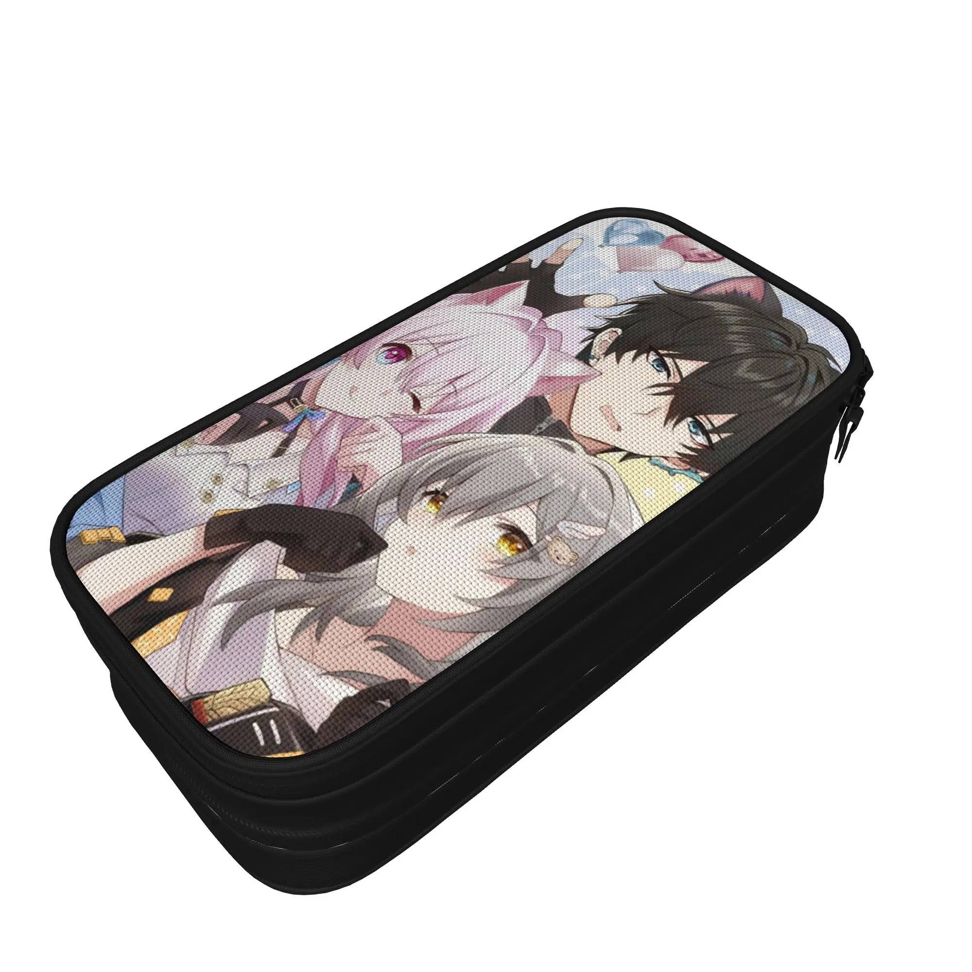 Honkai Star Rail Pencil Case New   Pen Bags Kids Large Storage Students School Cosmetic Pencilcases