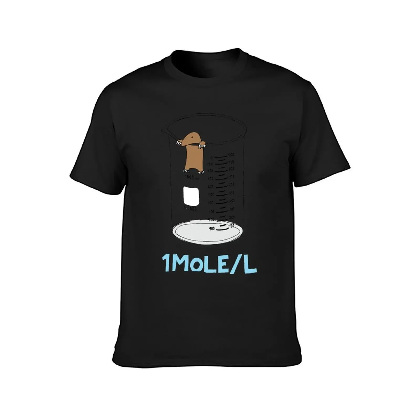 Chemistry 1 Mole per Litre for Mole or Avogadro's Day T-Shirt anime tshirt vintage clothes mens graphic t-shirts