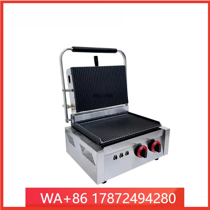 Hot-selling stainless steel professional commercial pressure oven, commercial contact grill, kitchen use