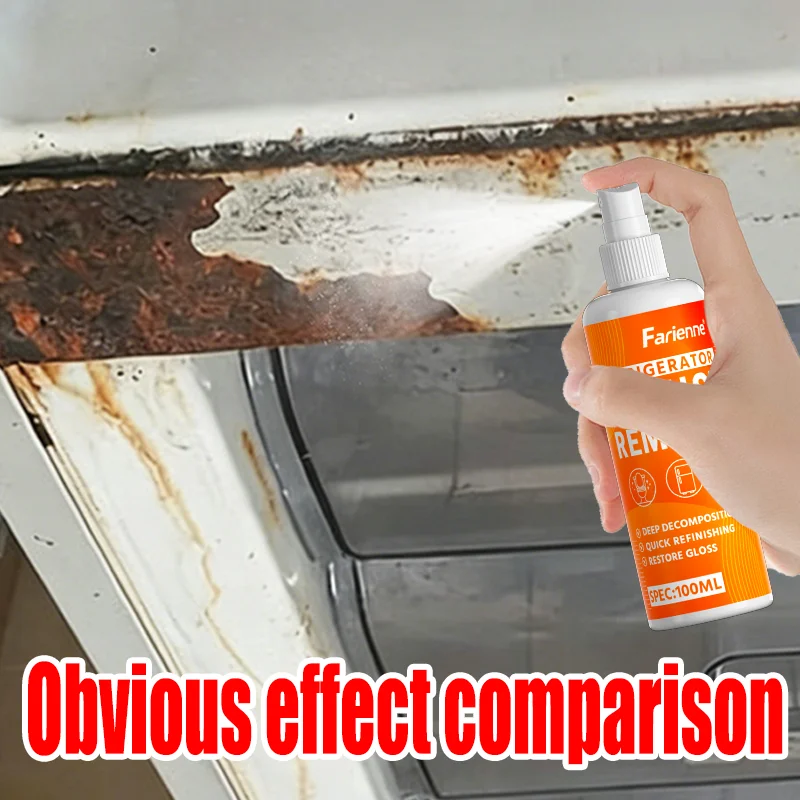 Farienne 100ml Multi-functional Rust Cleaner, Auto Metal & Home Appliance Polishing Spray, Quick Restoration Agent