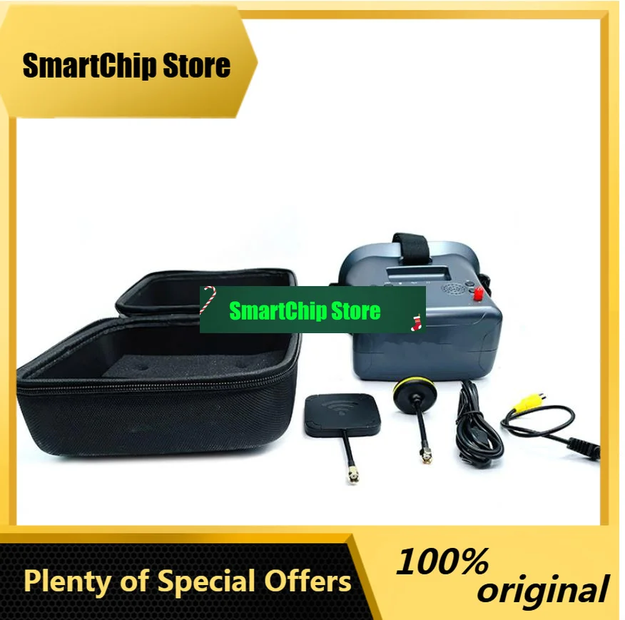 SmCpFPV Goggles EV800D 5.8G 40CH 4.3inch HD 800*480px DVR Video Headset Kit For RC Racing Drone Quadcopter Multi-copter Transmis