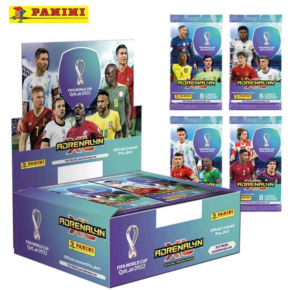 2022-genuine-panini-card-box-qatar-world-cup-football-star-card-soccer-star-ronaldo-footballer-limited-ball-star-collection-card