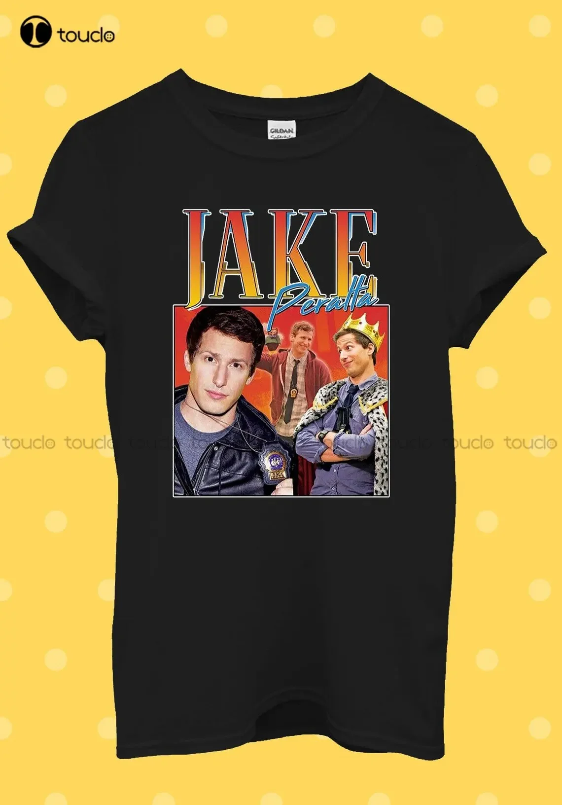 Jake Peratta Brooklyn Nine Nine Show Retro Funny Cool Retro T Shirt Men Women Unisex Top Funny Art Streetwear Cartoon Tee Xs-5Xl