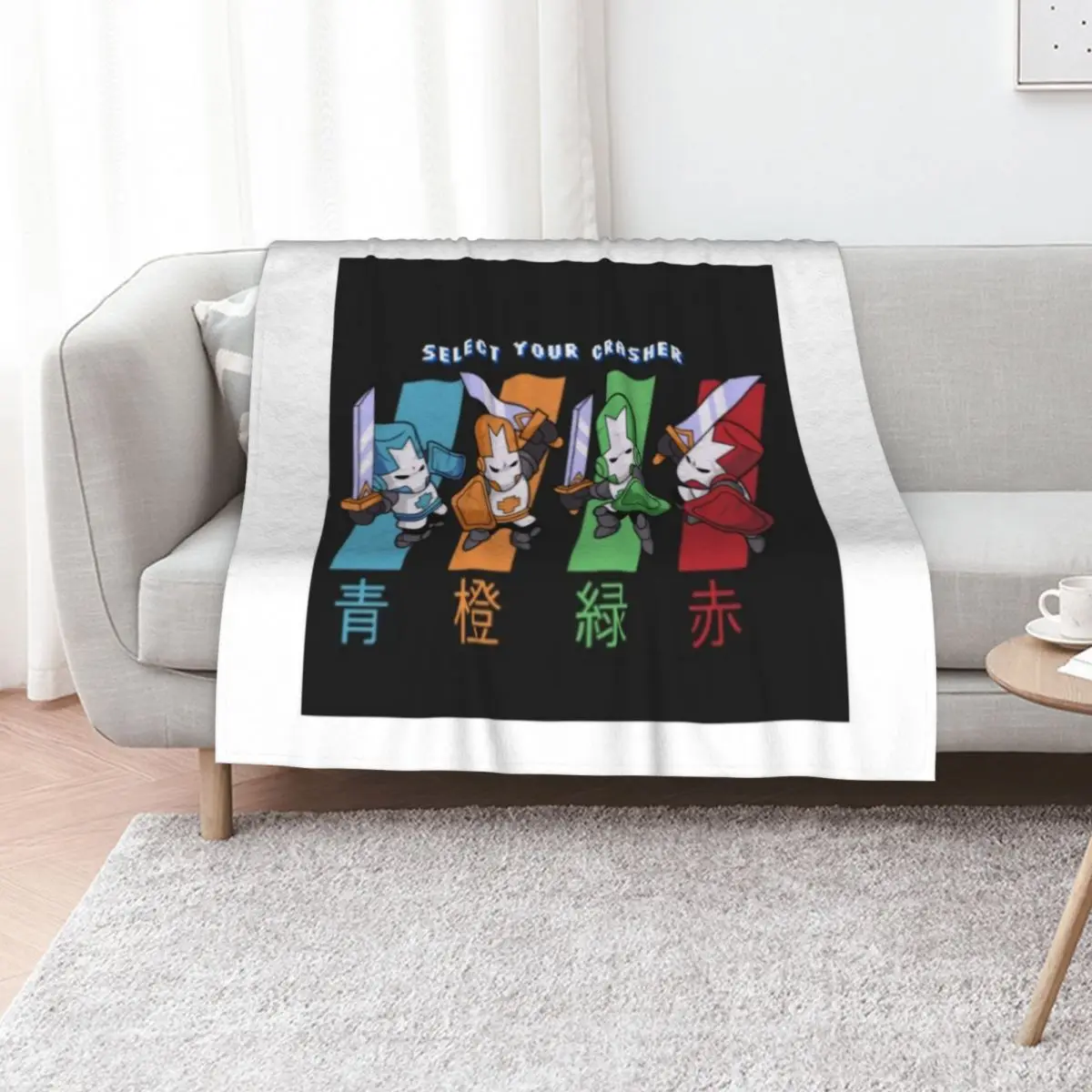 Castle Crashers in Time Throw Blanket Decorative Sofas Tourist Flannels Blankets For Baby Thermals For Travel Thermal Blankets