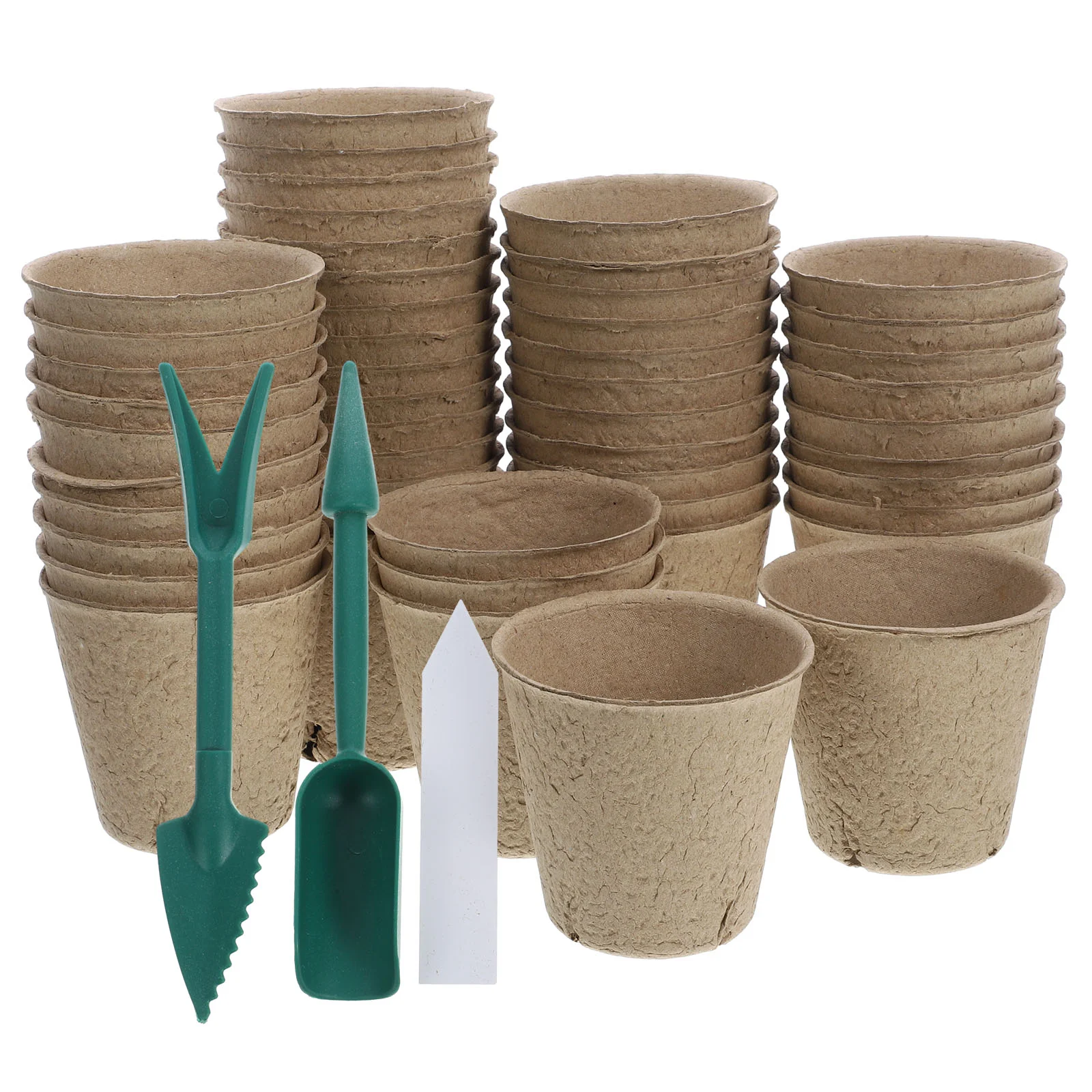 

Seedling Pot Paper Nursing Pots Flower 8cm Plant Plastic with Drainage Holes Plants