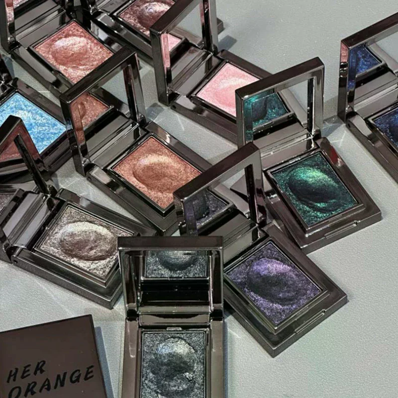 헤로랑 싱글 아이섀도우 팬 펄 글리터 쉬머 브라이트닝 언더 아이 하이라이터 퍼티 메이크업 아티스트리용