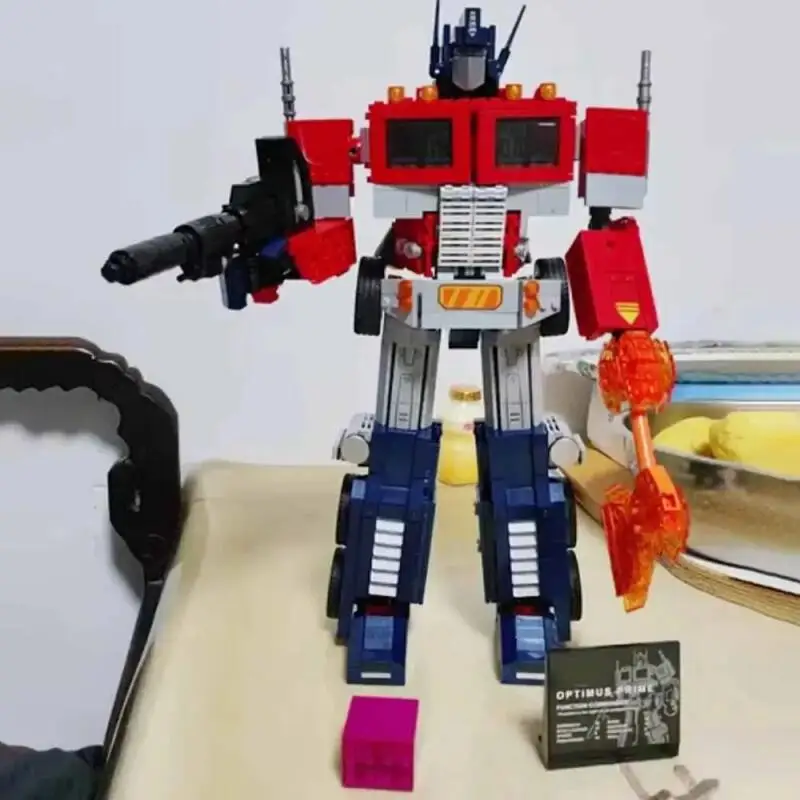 جديد 2025 1508 قطعة ألعاب سيارات روبوت أوبتيموس برايم كتل 10302 شاحنة تحول أوتوبوت تشوه أفلام هدية للأطفال