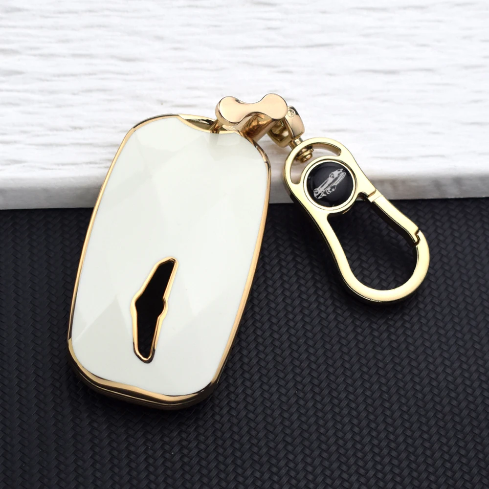 8 Buttons TPU Car Key Case Cover for Hyundai Genesis GV60 GV90 G90 G70 G80 EQ900 Auto Shell Fob Holder Protector Accessories