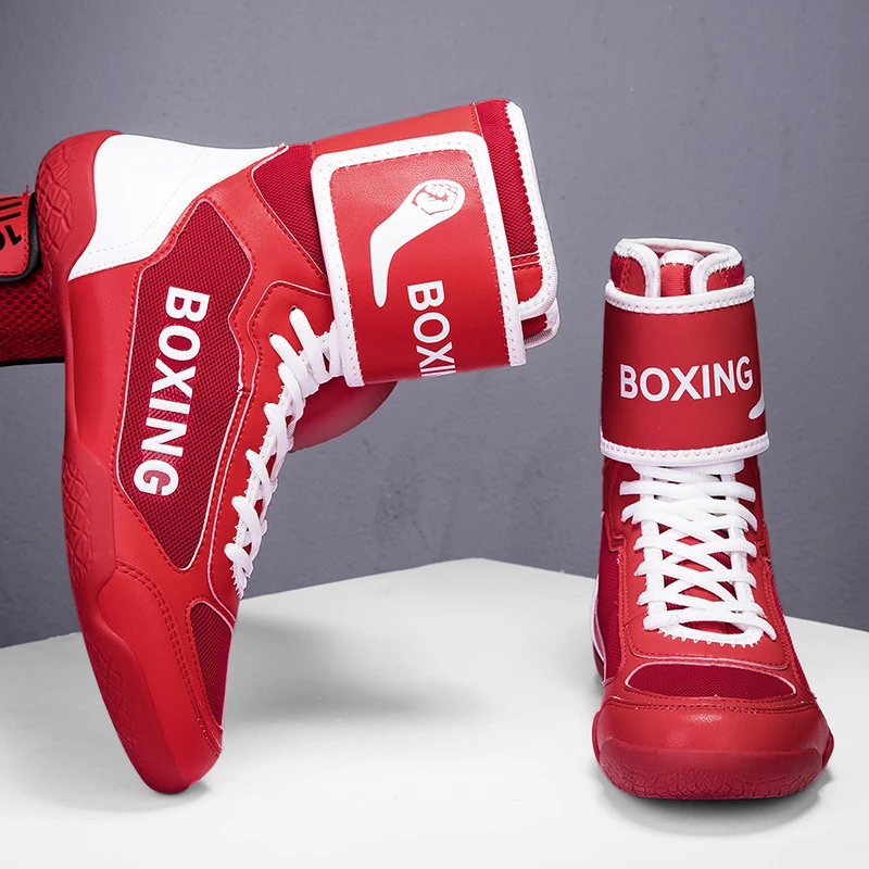 Classic Brand Comfortable Breath Boxing Fighting Boots Top Quality Wearable Fighting Shoe Professional Men Wrestling Sneakers