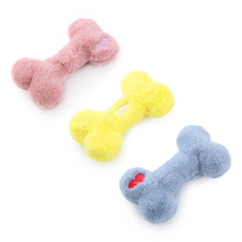 Dog Toy Bone Design Pet Plush Toy Dog Interactive Toy Cat Toy Pet Supplies Accesorios